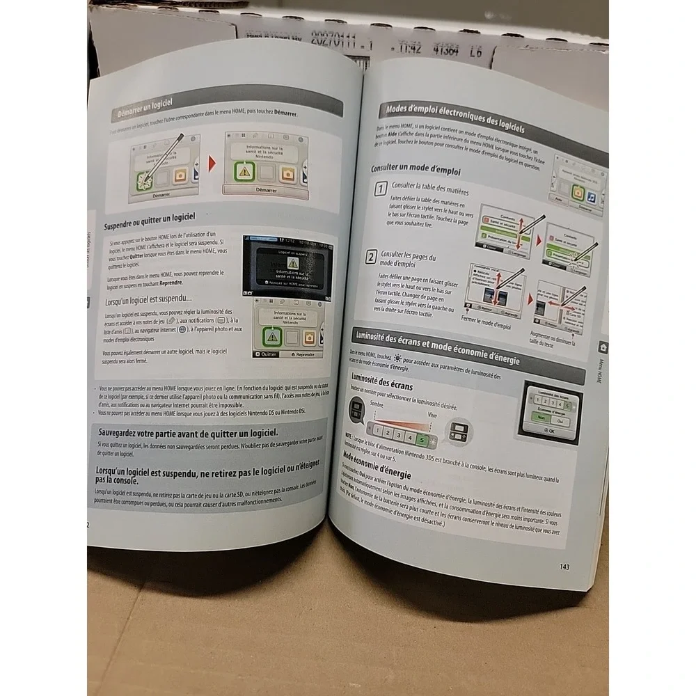 Original Nintendo 3DS Operations Instruction Manual Booklet Complete!